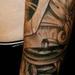 Tattoos - black and gray bee sleeve - 58270